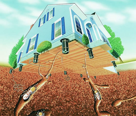 Disinfestazione termiti contollo e monitoraggio senza pesticidi
